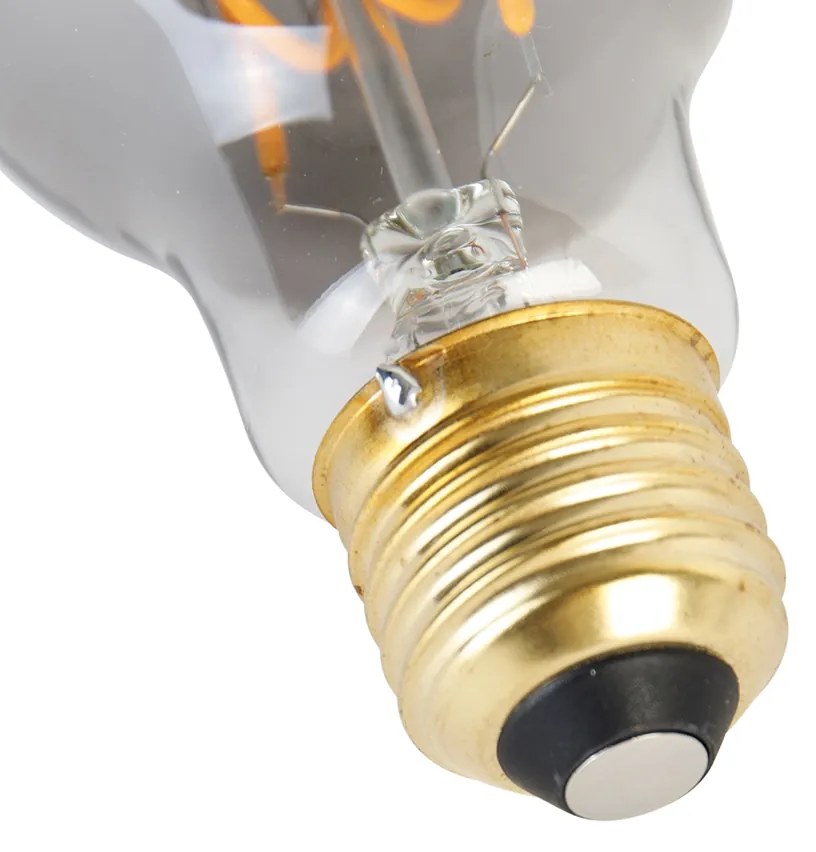Zestaw 5 żarówek spiralnych LED E27 A60 przydymione 4W 120 lm 1800K