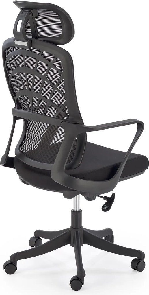 Obrotowe krzesło z regulowanym zagłówkiem Vesuvio Halmar