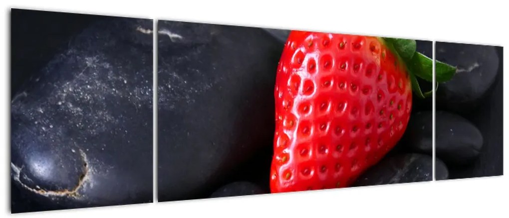 Obraz - truskawka (170x50 cm)