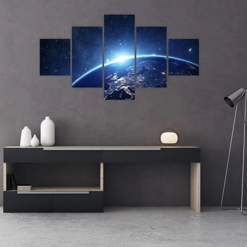 Obraz planety Ziemia (125x70 cm)