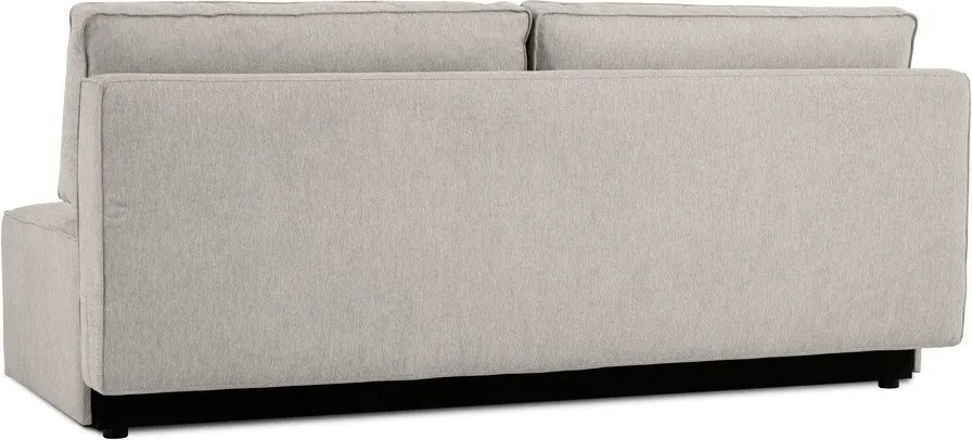 Beżowa rozkładana/ze schowkiem sofa 202 cm Dora – Scandic