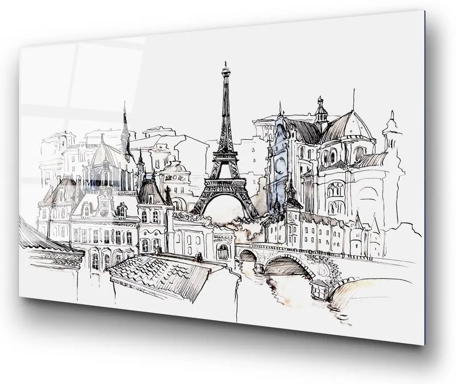 Szklany obraz 70x100 cm Paris – Wallity