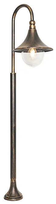 Zewnetrzna Klasyczna latarnia zewnętrzna antyczne złoto 100 cm IP44 - Daphne klasyczny/Antyczny Oswietlenie zewnetrzne