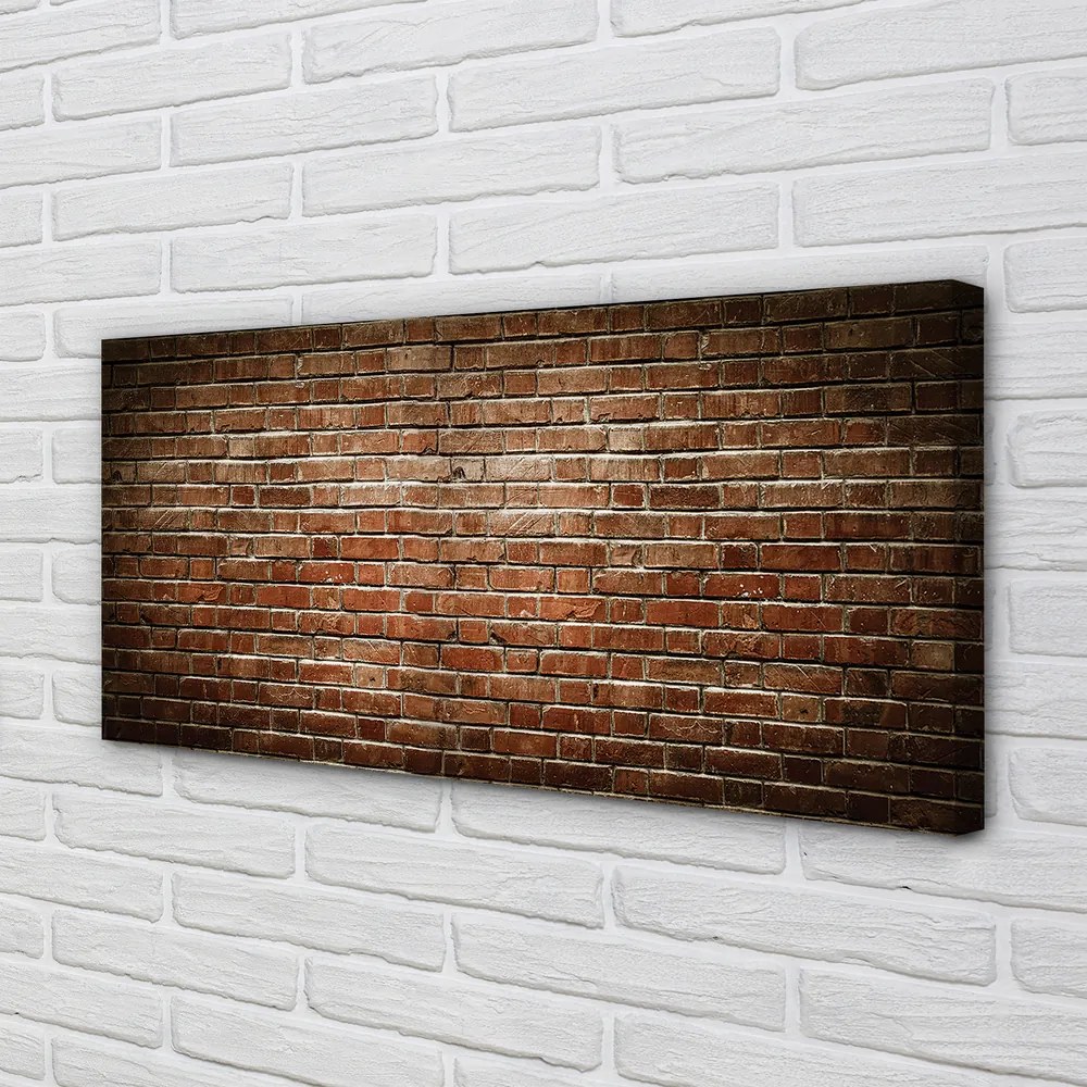 Duży obraz na płótnie Zabytkowa Ściana Ceglana