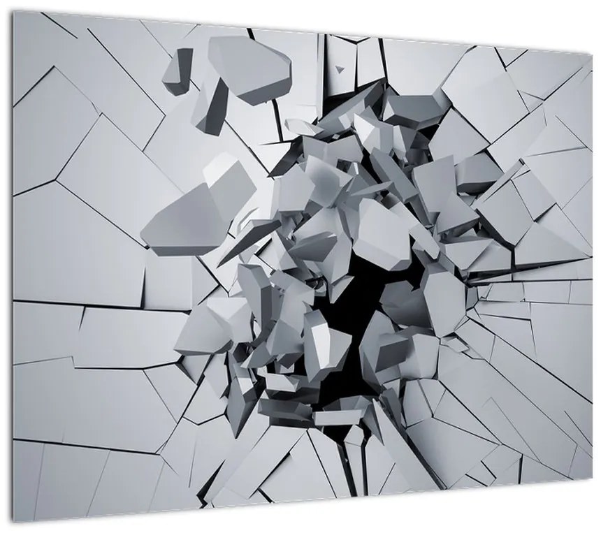 Obraz abstrakcja 3D (70x50 cm)