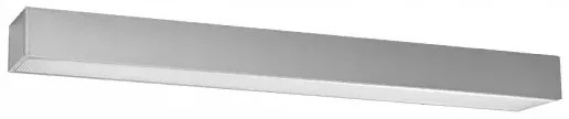 Srebrny geometryczny plafon LED 3000 K - EX621 N5-W01