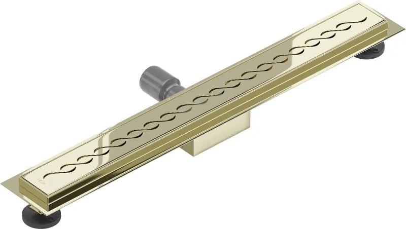 Mexen Flat M18 odpływ liniowy 60 cm, złoty - 1523060-15