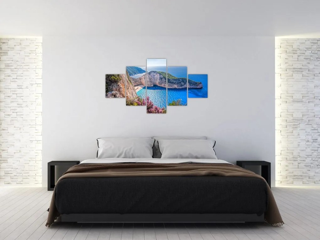 Obraz - Plaża Navagio, Grecja (125x70 cm)