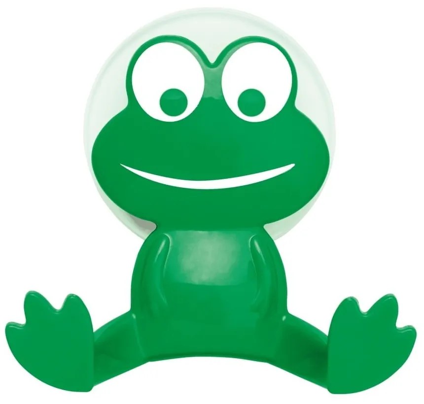 Zielony haczyk ścienny Wenko Frog