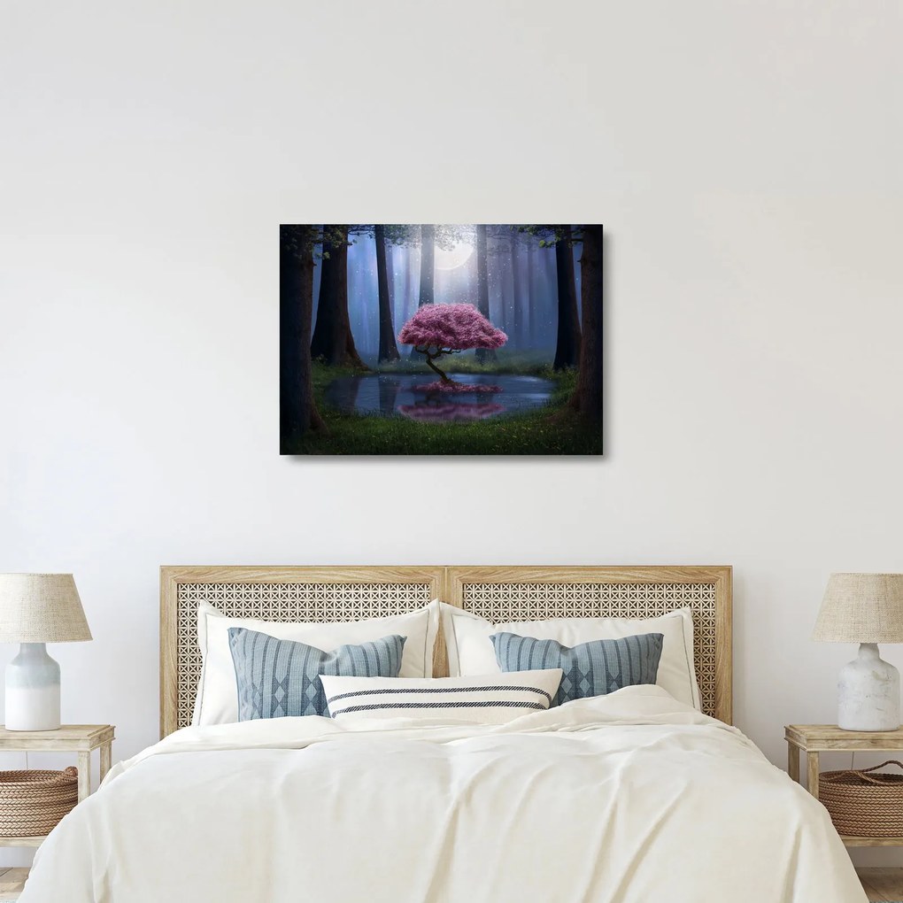 Obraz na szkle - Magiczna noc (70x50 cm)