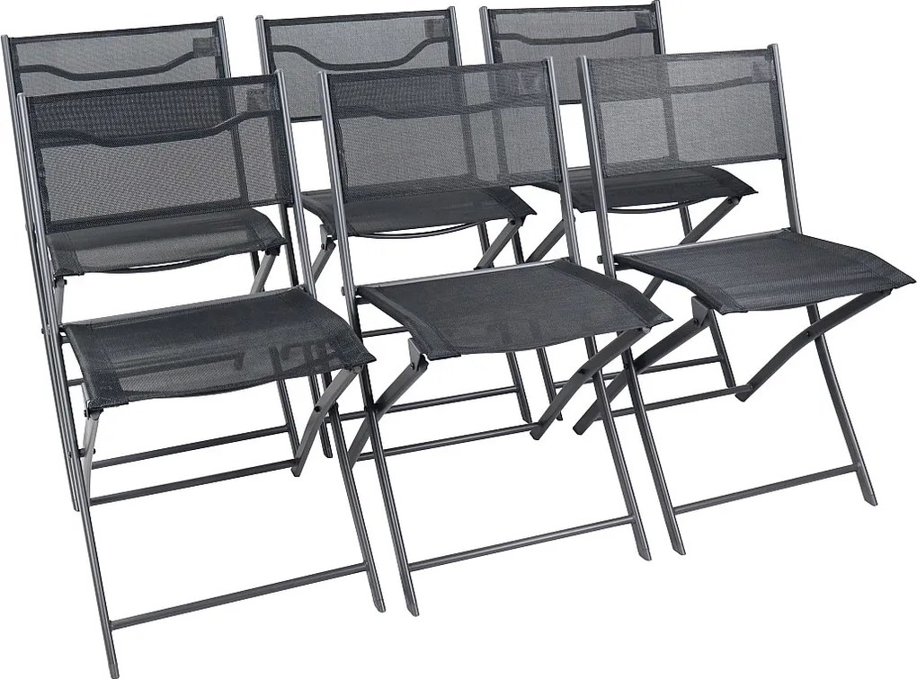 6-częściowe krzesło ogrodowe składane Sumila