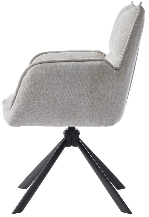 Kremowe tapicerowane fotele jadalniane zestaw 2 szt. Marilla – Unique Furniture