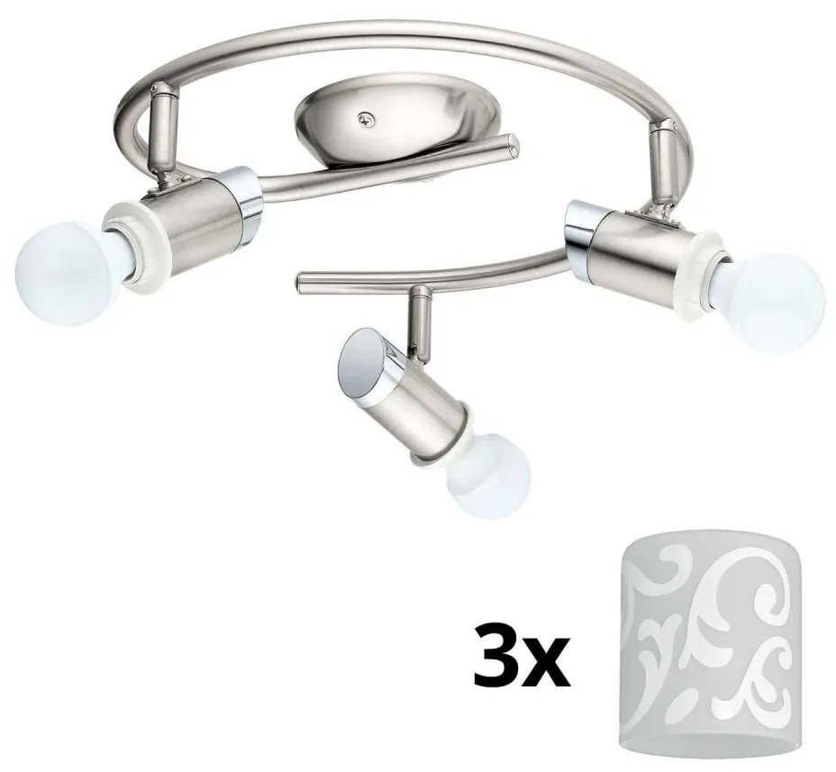 Eglo - LED reflektor MY CHOICE 3xE14/4W/230V chrom/biały