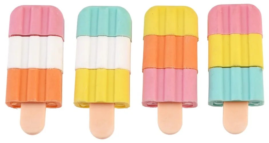 Zestaw 3 pachnących gumek do mazania Ice Lolly – Rex London