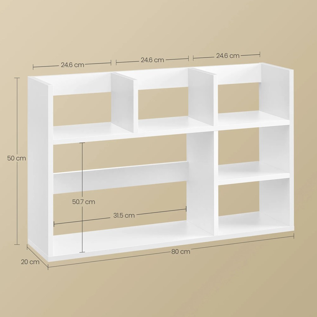 Półka na biurko PRACTIC 80x50 cm, biała
