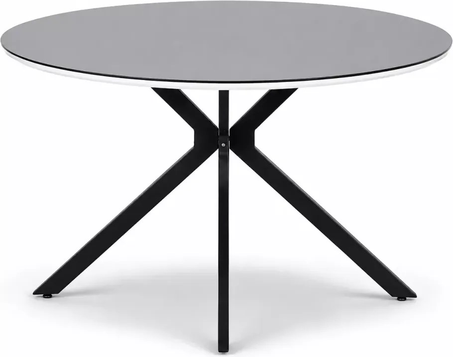 Stół Noir Elegance czarne szkło MDF lakierowany – nowoczesny, minimalistyczny, czarna stal