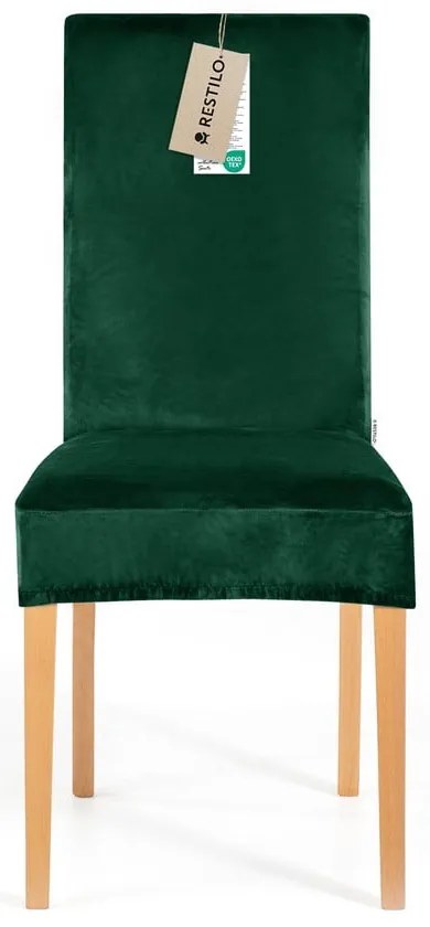 Zielony elastyczny pokrowiec na krzesło 48 cm Sento – Restilo