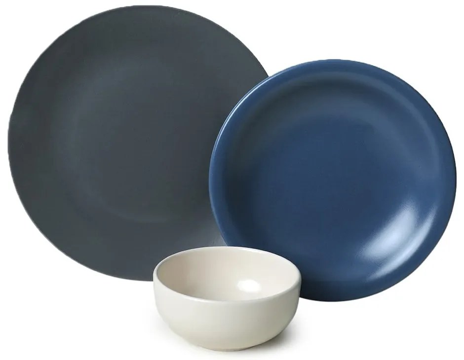 Ceramiczny zestaw talerzy 18 szt. – Hermia