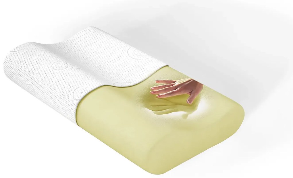 Poduszka z pianki termoelastycznej VISCO profilowana 47x33 ELTAP