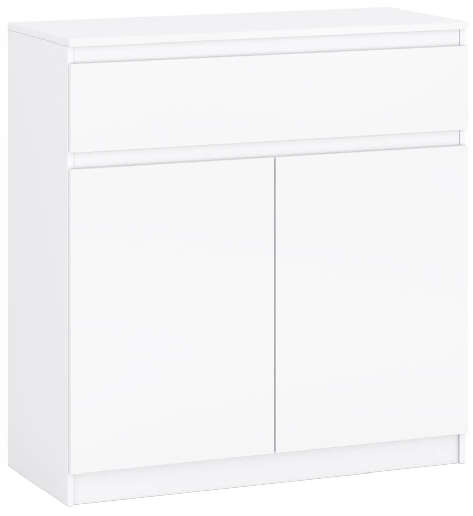 Komoda 2d 1s do sypialni garderoby salonu biały 106/110 cm