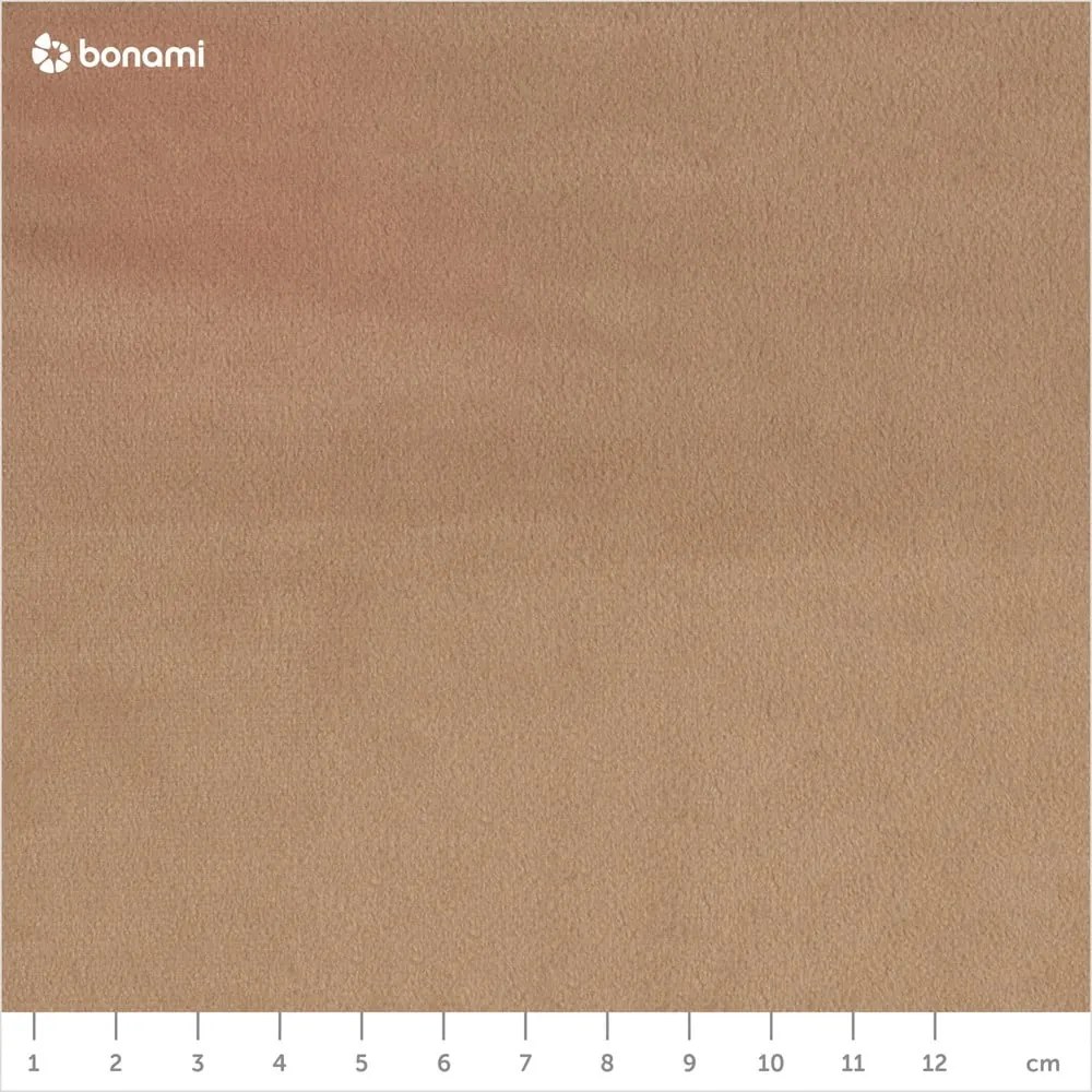 Łóżko boxspring ze schowkiem 140x200 cm w kolorze ochry Flip – Ropez