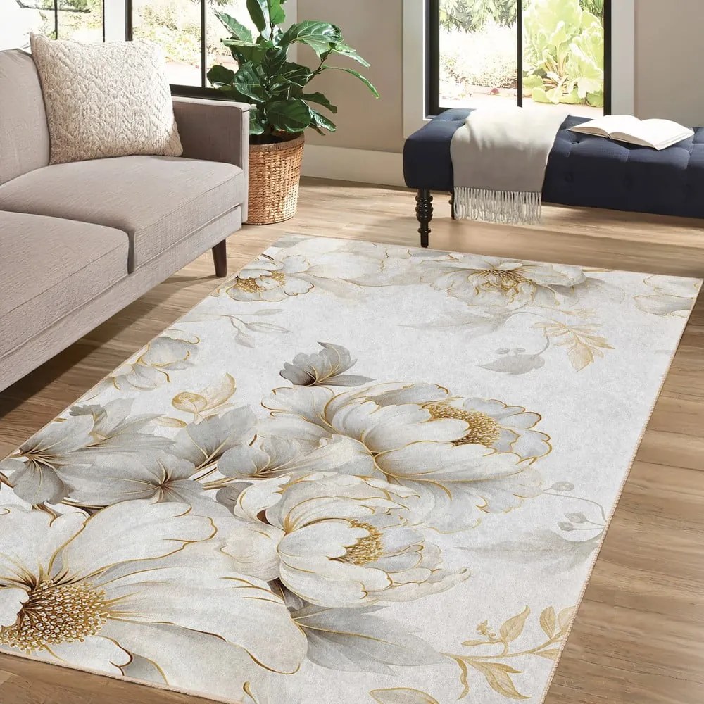 Kremowy chodnik odpowiedni do prania 80x200 cm Soft and Gentle – Mila Home