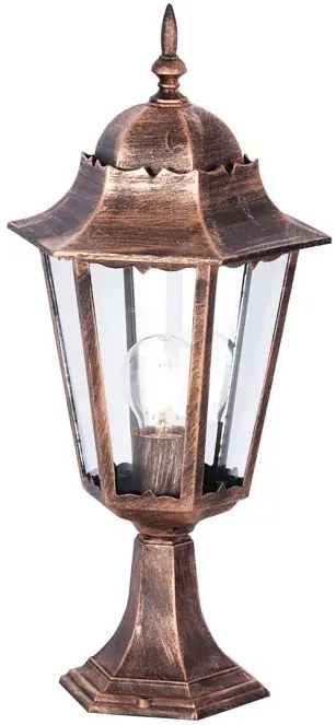 Czarno-złota niska lampa do ogrodu retro - S352 S4-B31