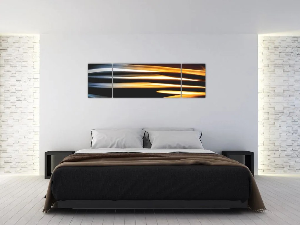 Czarny obraz (170x50 cm)
