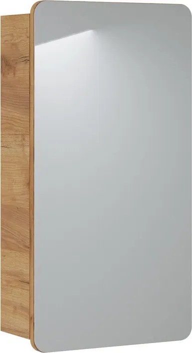 Szafka łazienkowa z lustrem jednodrzwiowa 40 cm, Aruba 842 FSC