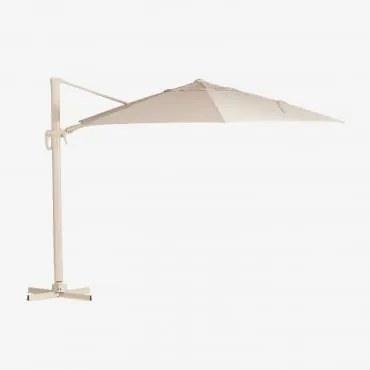 Parasol Z Tkaniny I Aluminium Cannes Kremowa Tapioca - Sklum