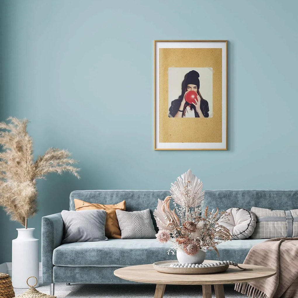 Plakat Fotografia 40x60 cm z ramą złotą z marginesem ARTGEIST B