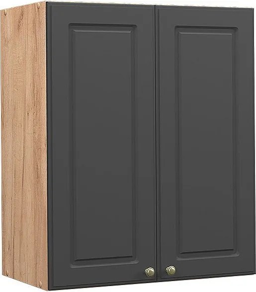 Szafka ścienna antracytowo-złoty 60x34.1x72 fame-line