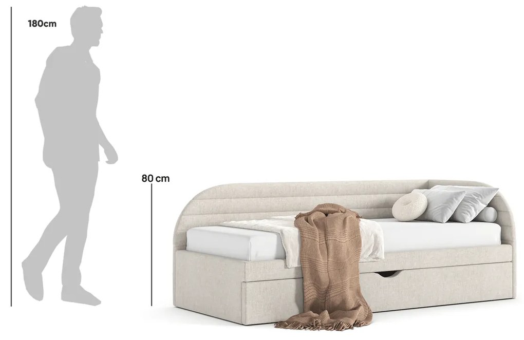 Łóżko Ammo z szufladą