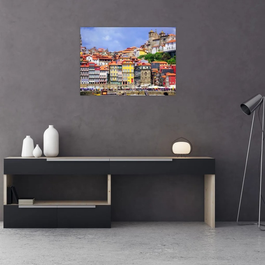 Obraz - Ribeira, Portugalia (70x50 cm)
