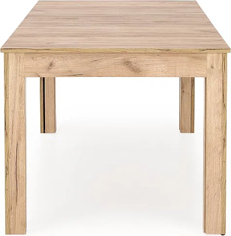 Stół SEWERYN 160(300)x90 dąb sonoma/biały rozkładany