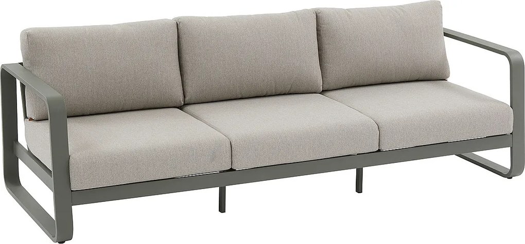 Zestaw aluminiowy ISABELLA dla 7 osób (oliwkowy)