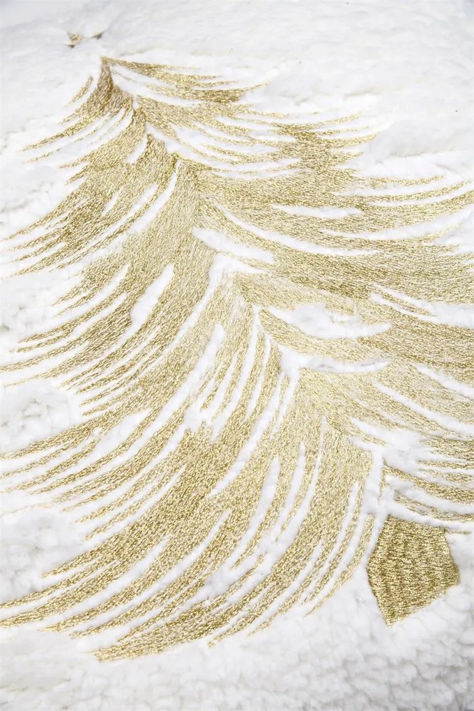 Poduszka świąteczna KLAUS, z choinką, 45 × 45 cm