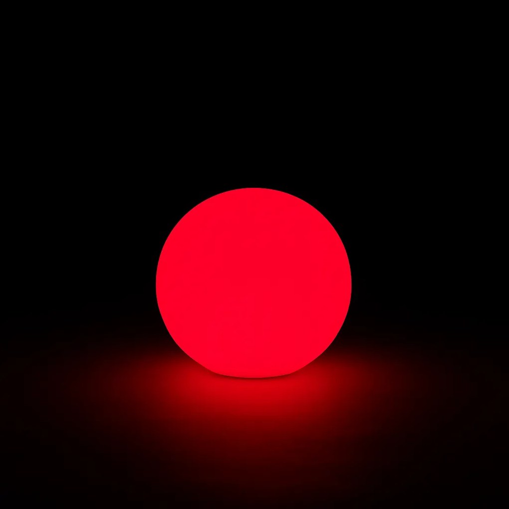 Świecąca kula LED 30 cm – 6 RGB + 3 białe