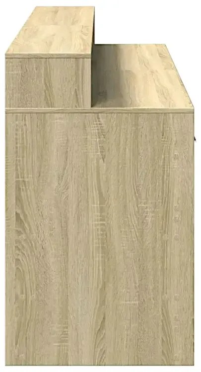 Biurko podświetlane 160 cm dąb sonoma G9-L58