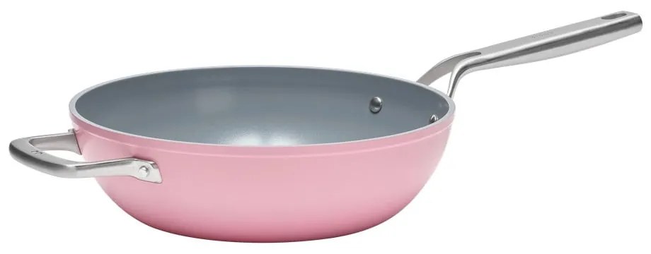 Patelnia z pokrywką/z powłoką ceramiczną wok ø 28 cm Meda 3.0 – FABINI