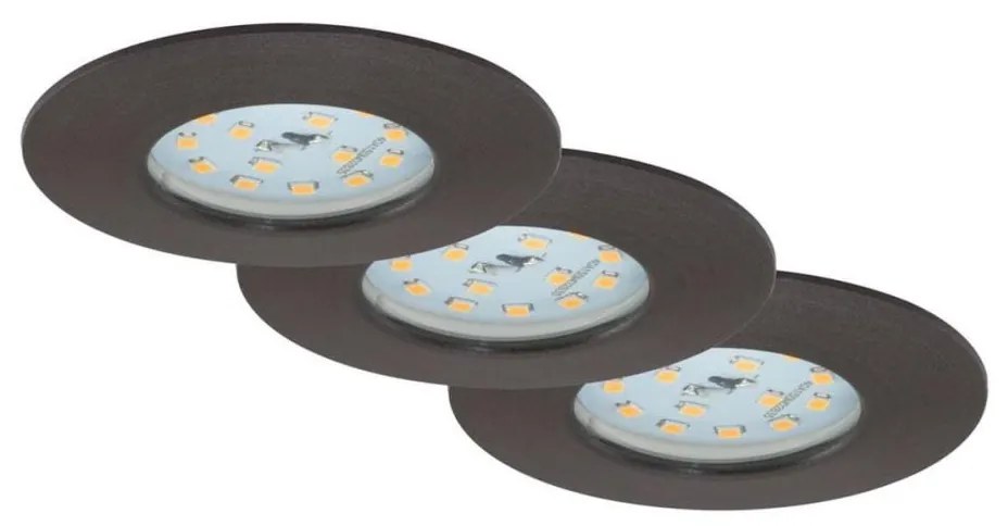 Briloner 7204-031 - ZESTAW 3x LED Oświetlenie łazienkowe ATTACH LED/5W/230V IP44