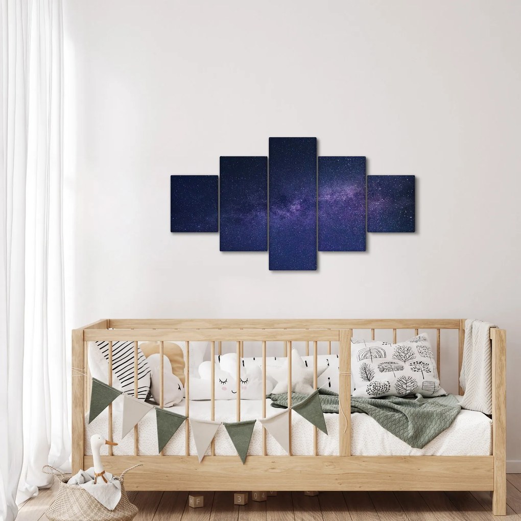 Obraz nocnego nieba (125x70 cm)
