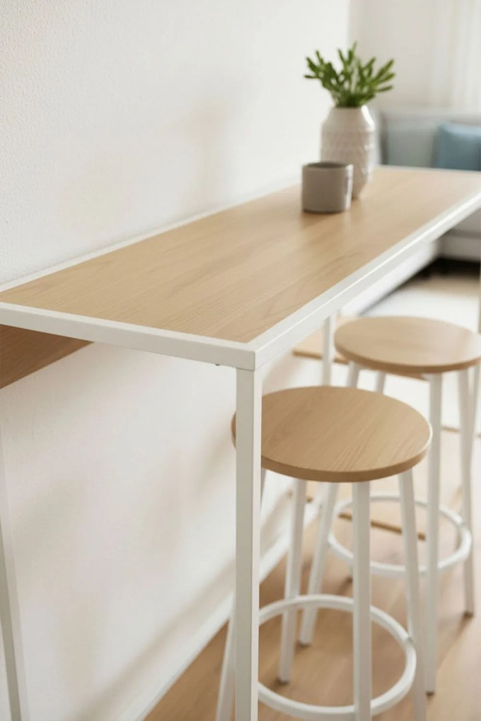 Set Bar Mesa Alta + 2 Taburetes Loku