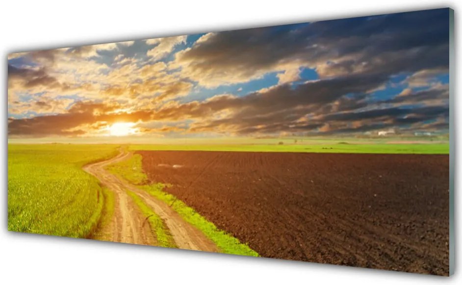 Panel Szklany Horyzont nad Złotym Polem
