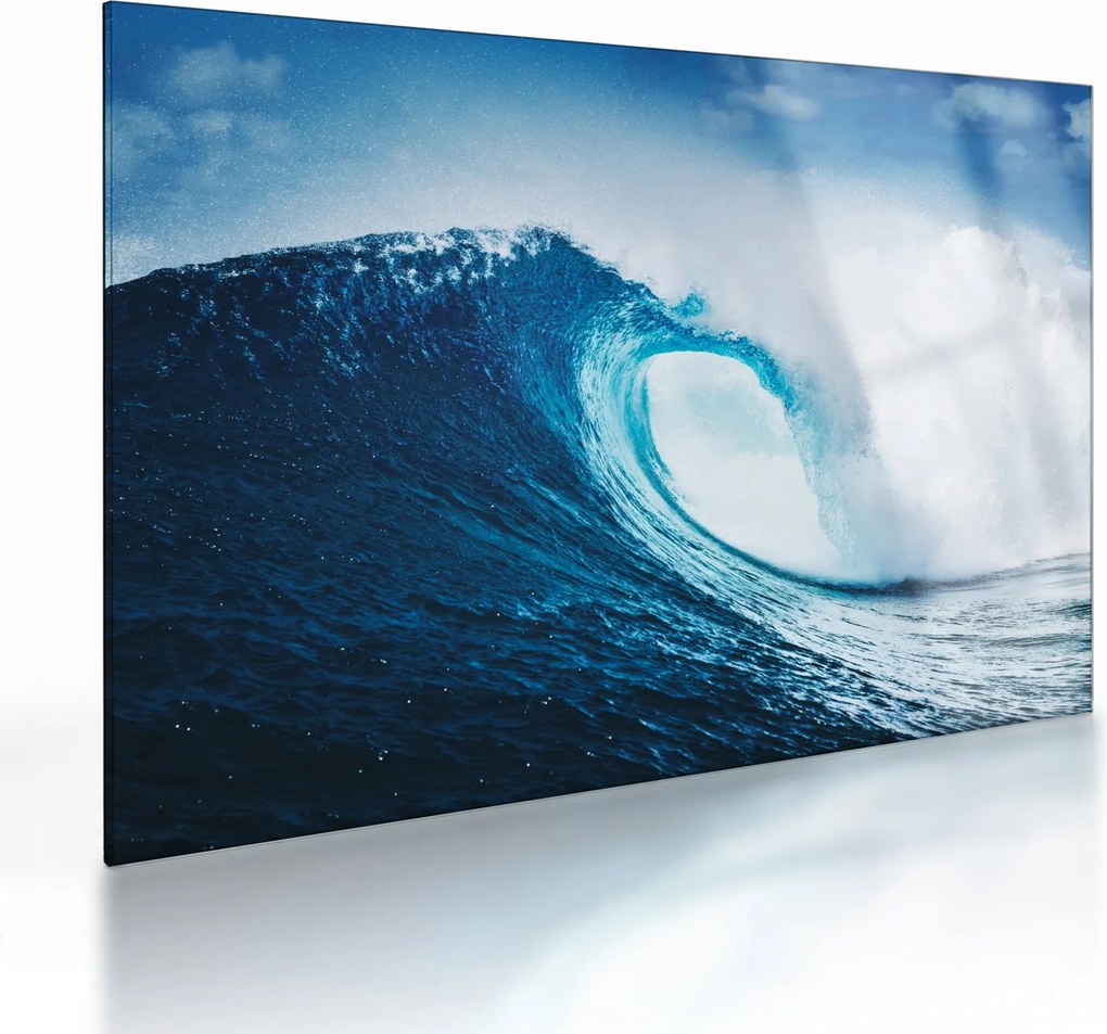 Obraz na szkle - Fala oceaniczna (70x50 cm)
