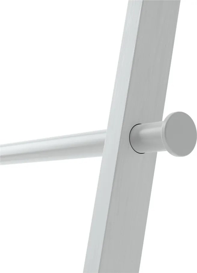 Biała drabina dekoracyjna z drewna topolowego Leana – Umbra