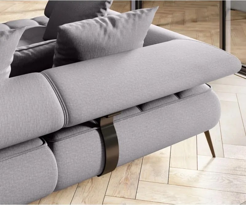 Narożnik SELEDO XL U Lewostronny z układ elektrycznej głebokości siedziska WERSAL