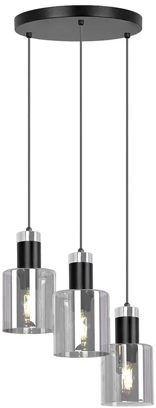 Elegancka szklana lampa wisząca nad stół - A470 E9-B80