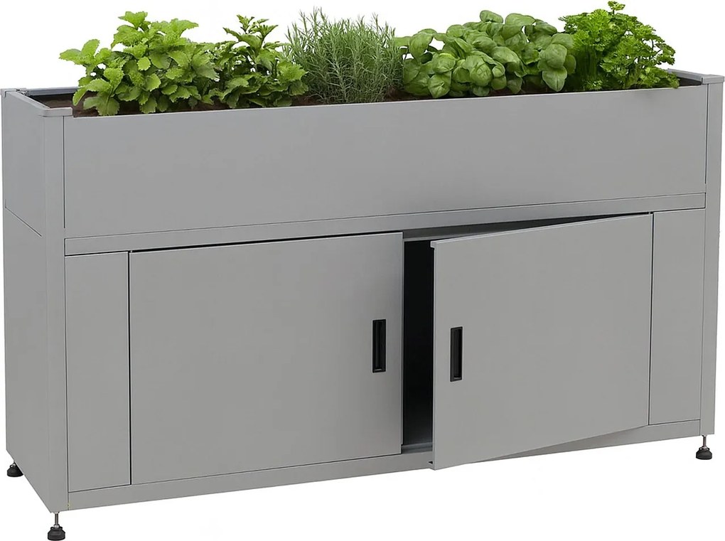 Podwyższona grządka MCW-O85,  szara