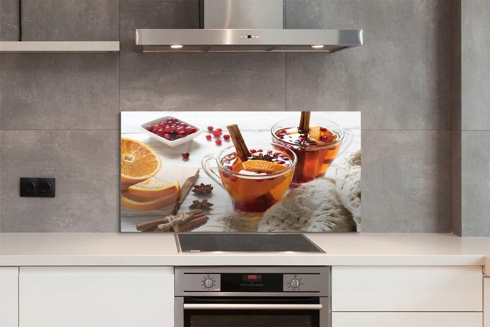 Panel nad Blat Kuchenny Zimowa Herbata w Kubku